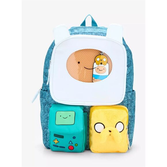 Adventure Time Finn & Jake Figural Multi-Pocket Backpack main image 4